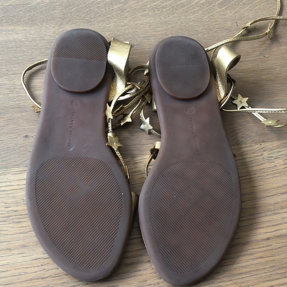 Loeffler Randall Starla Gold Wrap leather sandal size 10 - Picture 5 of 5